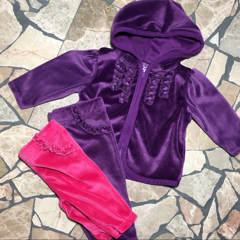 Velour Baby Jumpsuit